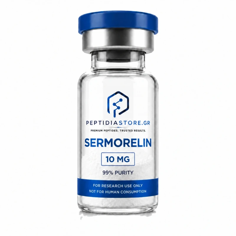 Sermorelin GHRH 1-29 peptide Sermorelin Ελλάδα: Σερμορελίνη σε 5mg και 10mg. Δείτε τιμή, τεχνικά στοιχεία, προφίλ GHRH(1-29)/GHRHR και διαθέσιμα COA.